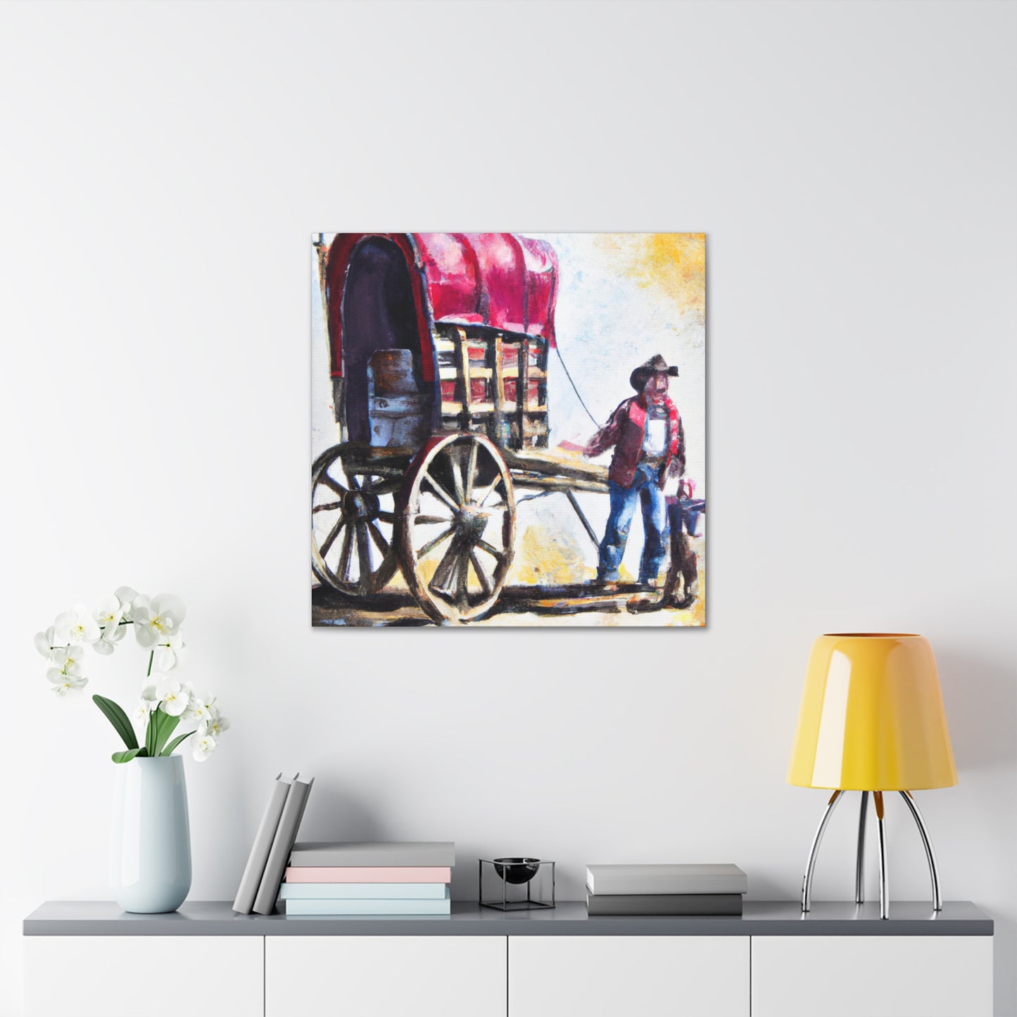 "Chuck Wagon Realism" - Canvas