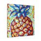 Pineapple Pointillism Dream - Canvas