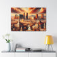 Gilded City Oasis Desire - Canvas