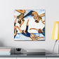 Gymnasts at Play - Canvas