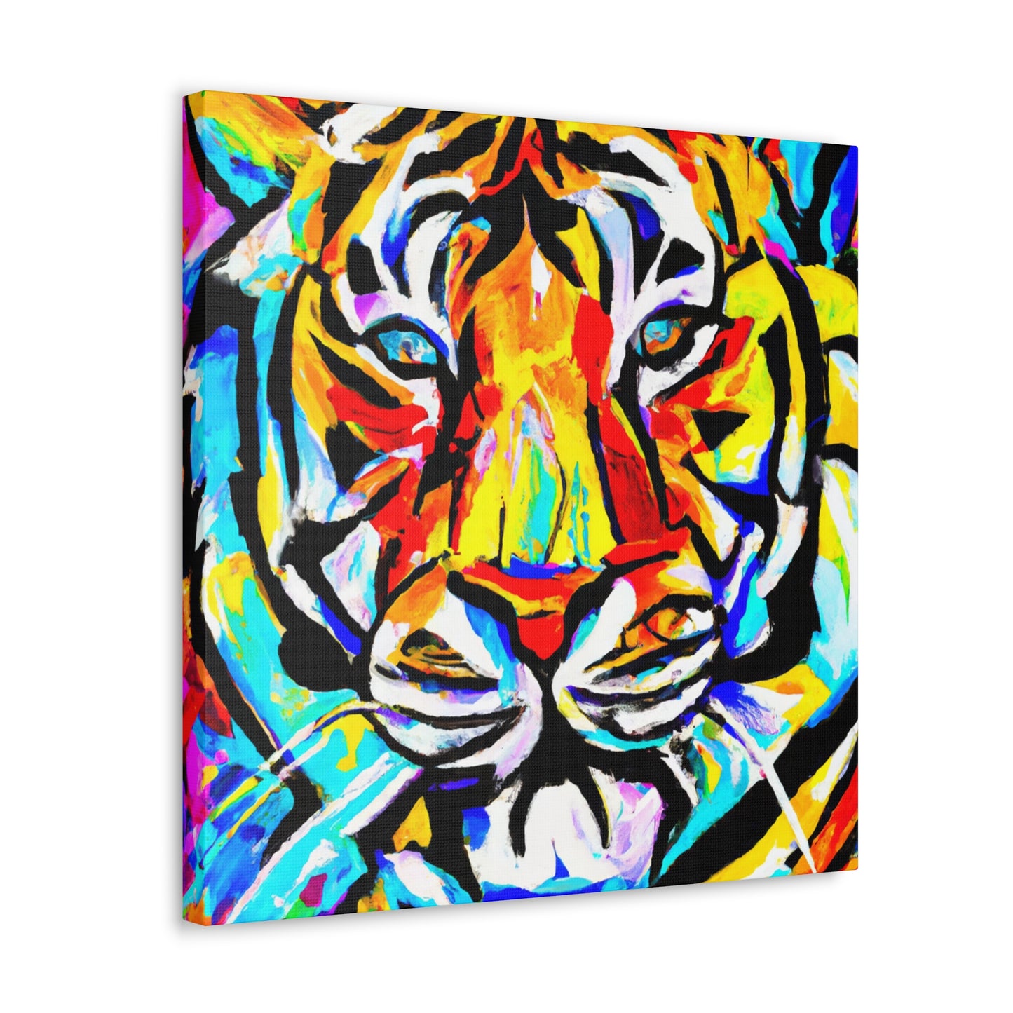 "Tiger in Art Deco" - Canvas