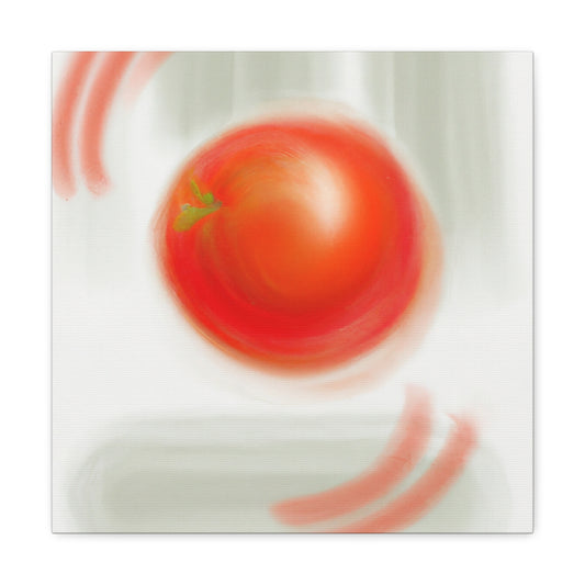 Tomato: Minimalist Masterpiece - Canvas