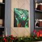 Iguana's Art Deco Pose - Canvas