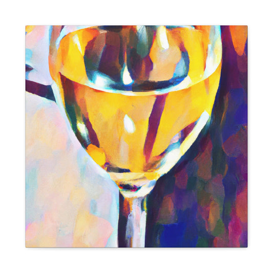 "Wine's Reflection Impression" - Canvas