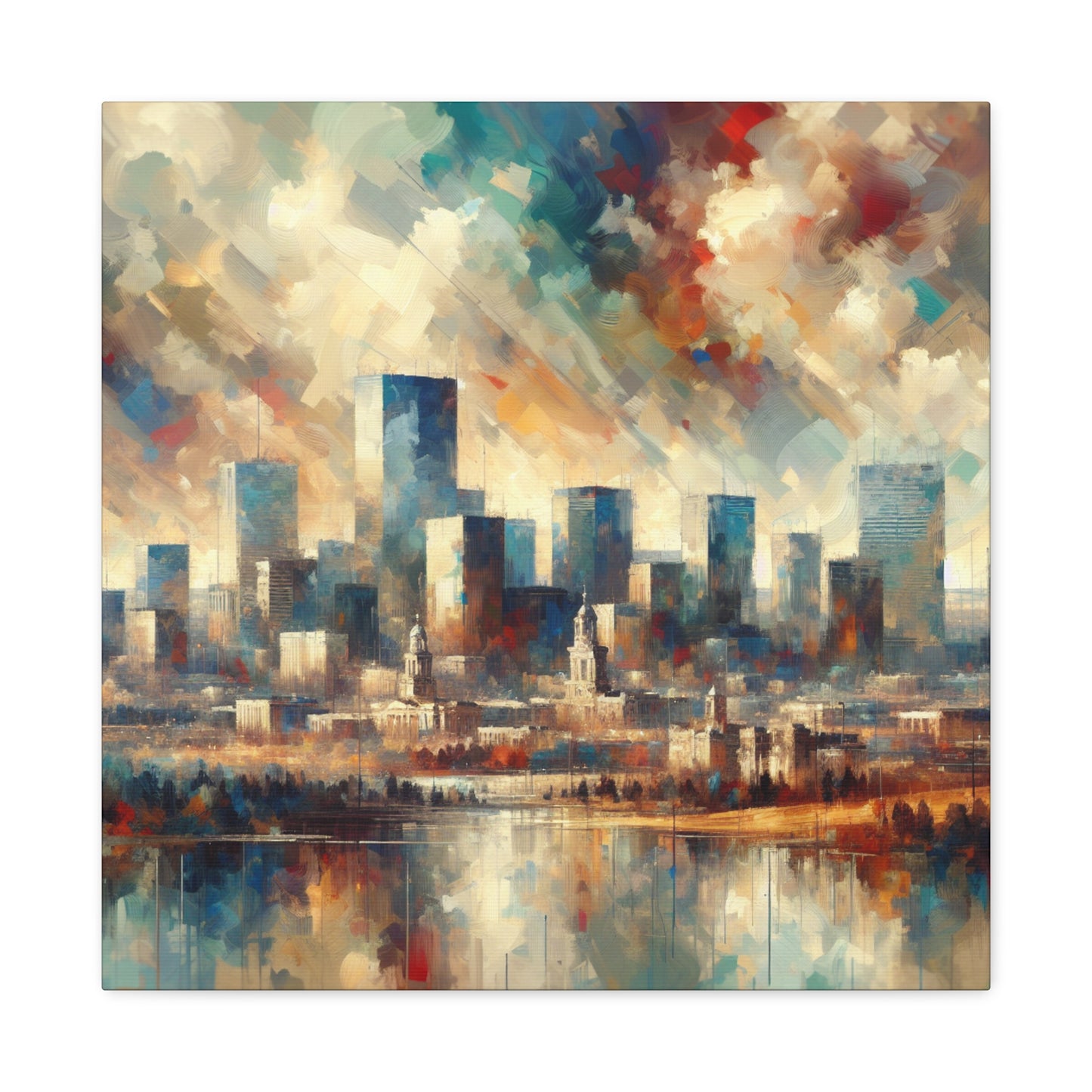 "Whirlwind of Denver" - Canvas