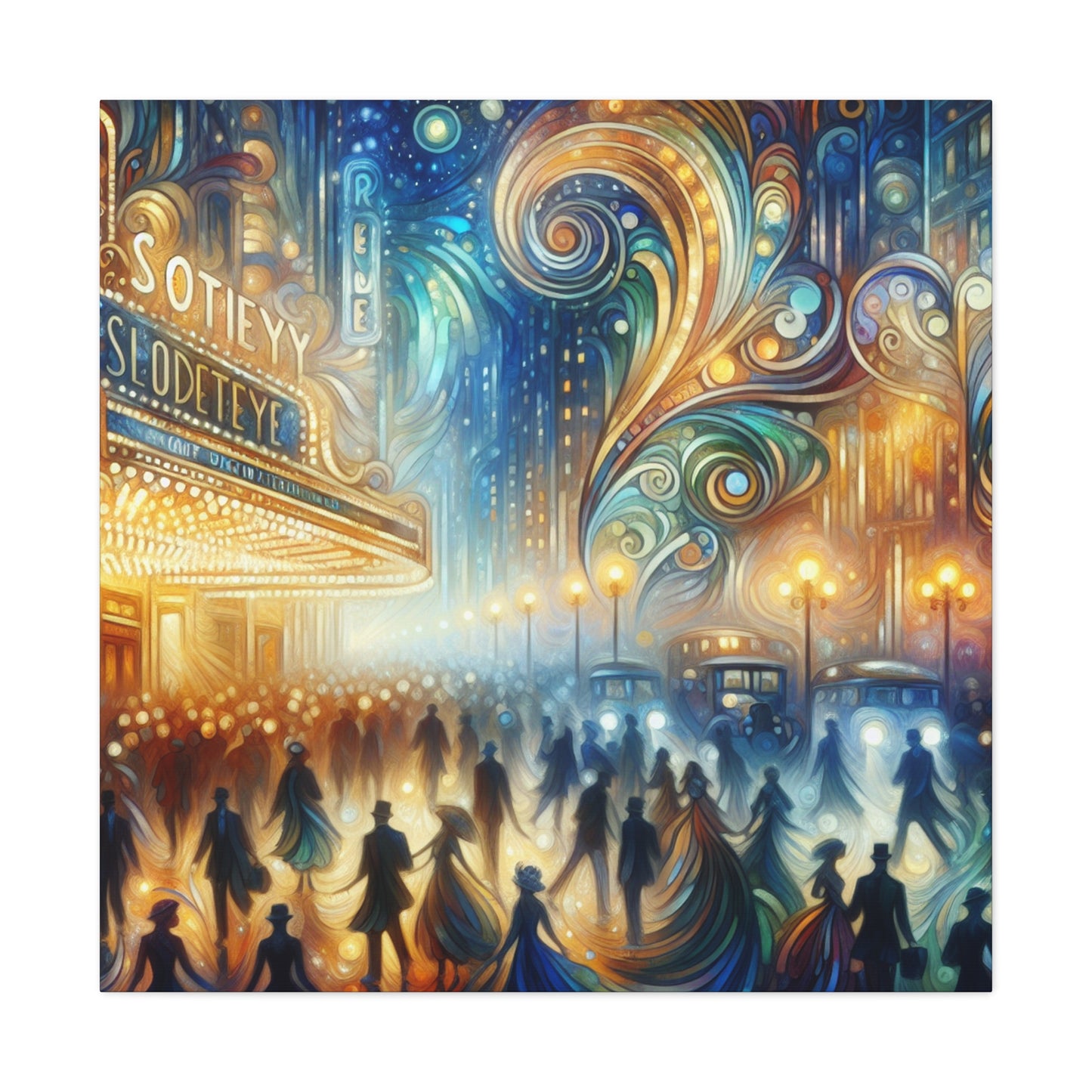 Glamour on Broadway - Canvas