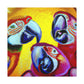 "Macaws in Wonderland" - Canvas