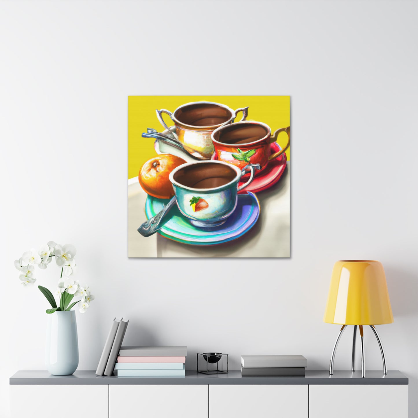 Tea Hour Reflection - Canvas