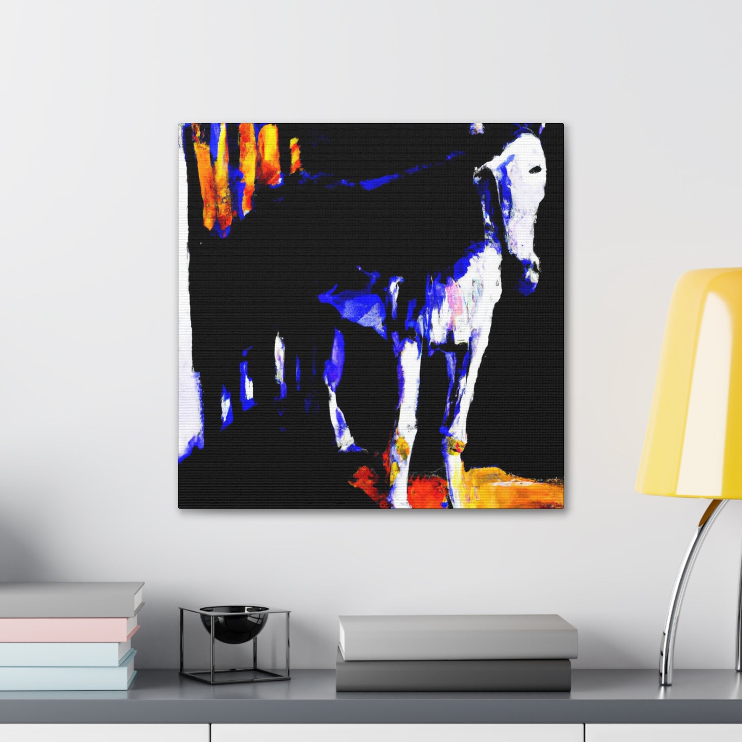 Mule in Motion Abstract - Canvas