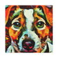 "Jack Russell Terrier Vista" - Canvas