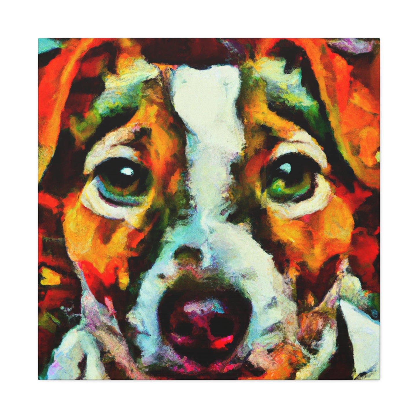 "Jack Russell Terrier Vista" - Canvas