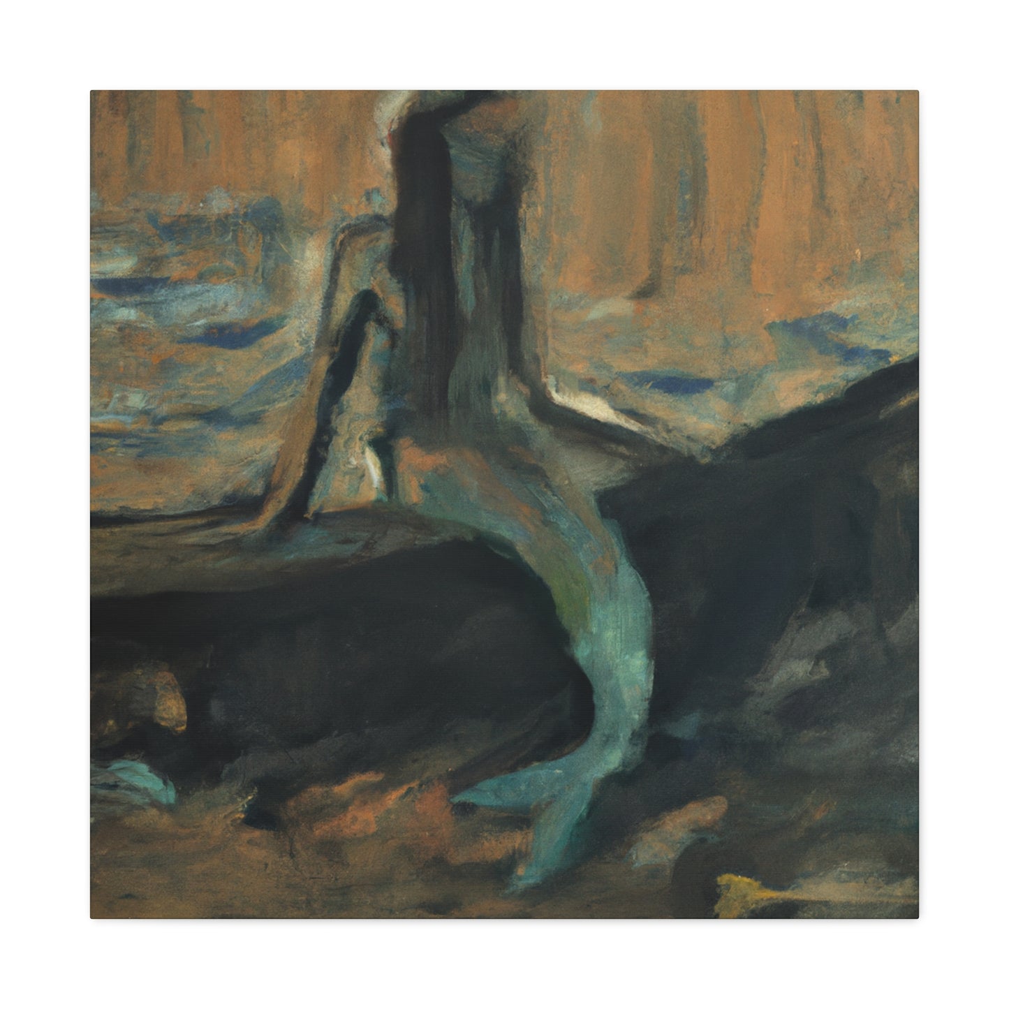 Mermaid in Expressionism - Canvas