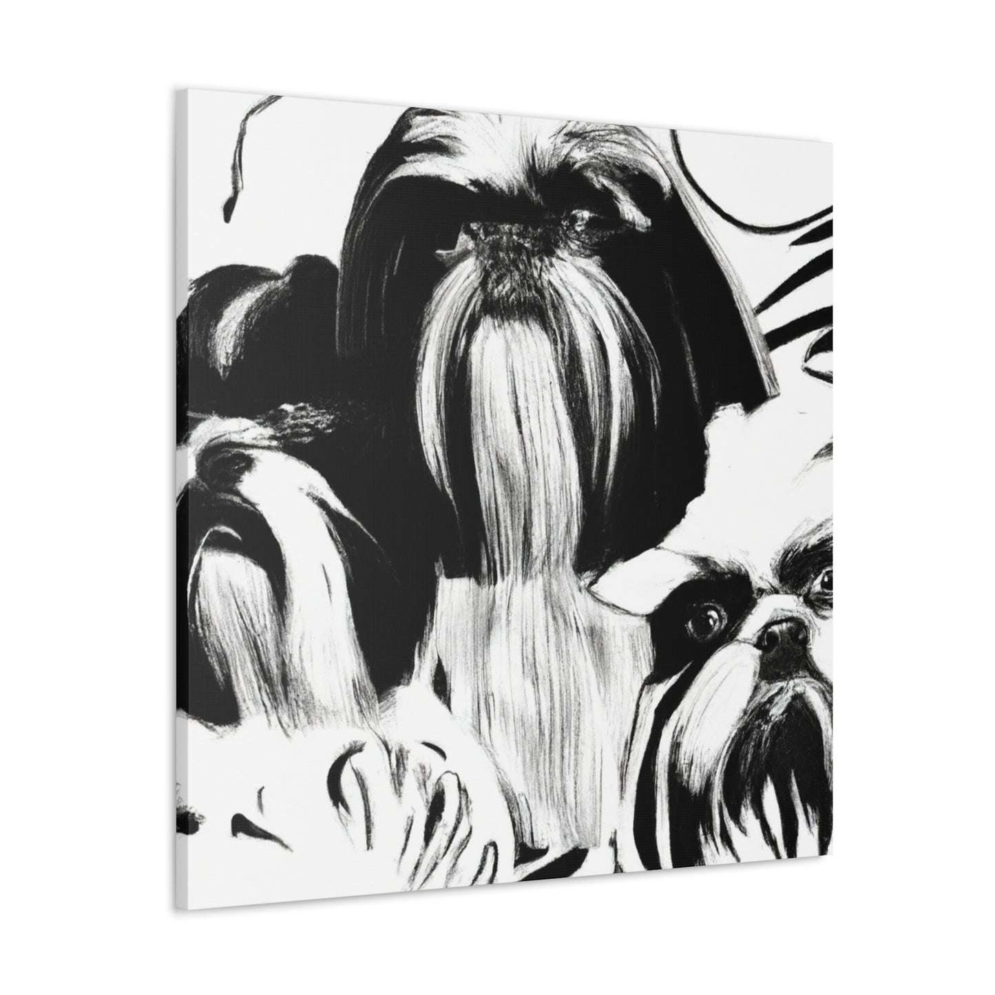 Dreaming Shih Tzu Puppy - Canvas