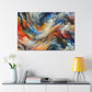 Whispers of Colorful Flames - Canvas