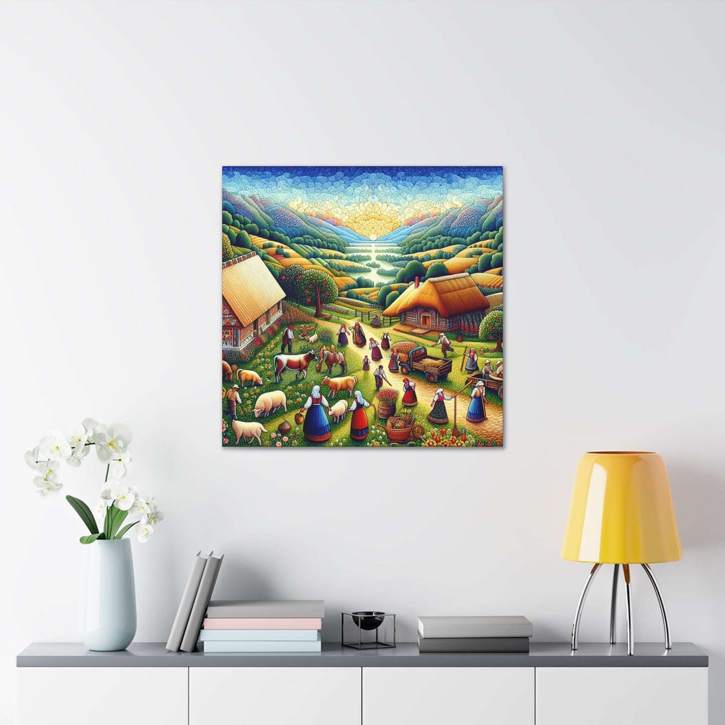 Whimsical Rhapsody of Ages - Canvas