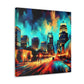 "Vibrant Urban Dream" - Canvas