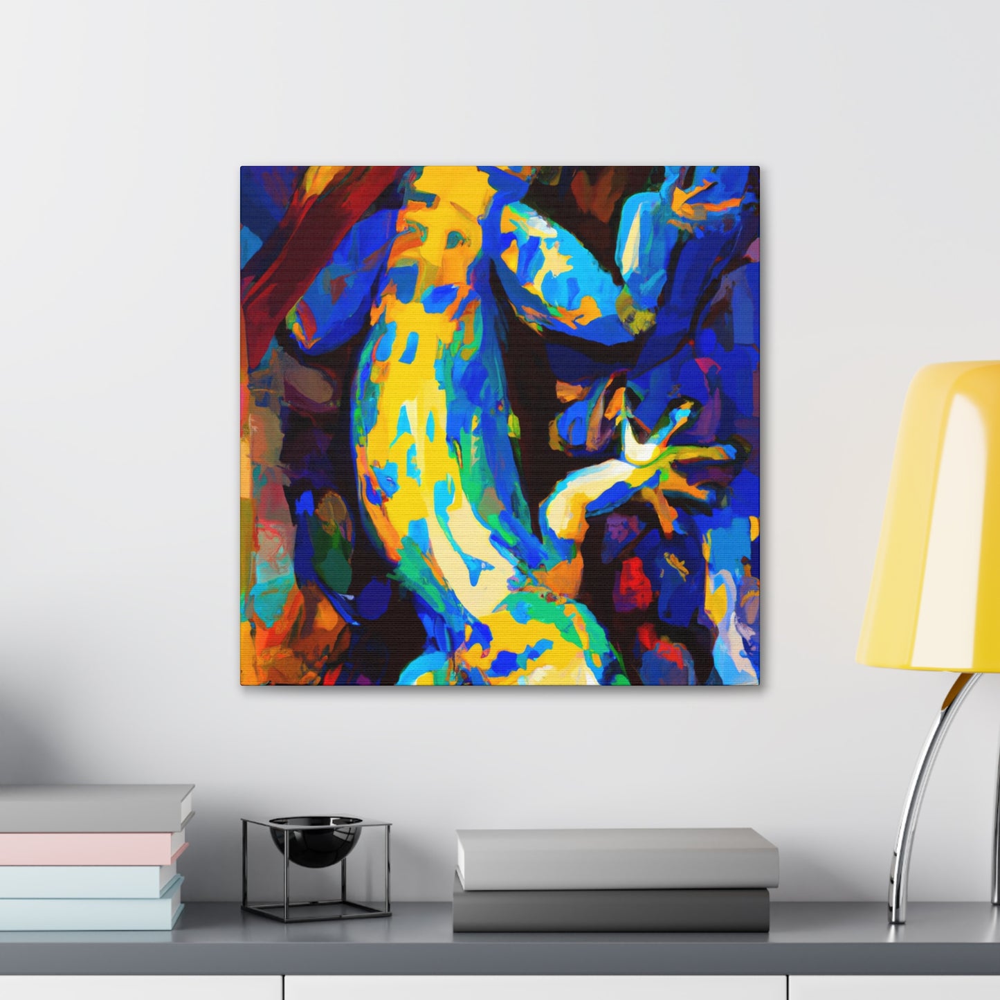 Lizard in Monochrome - Canvas