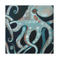 "Octopus in Art Deco". - Canvas