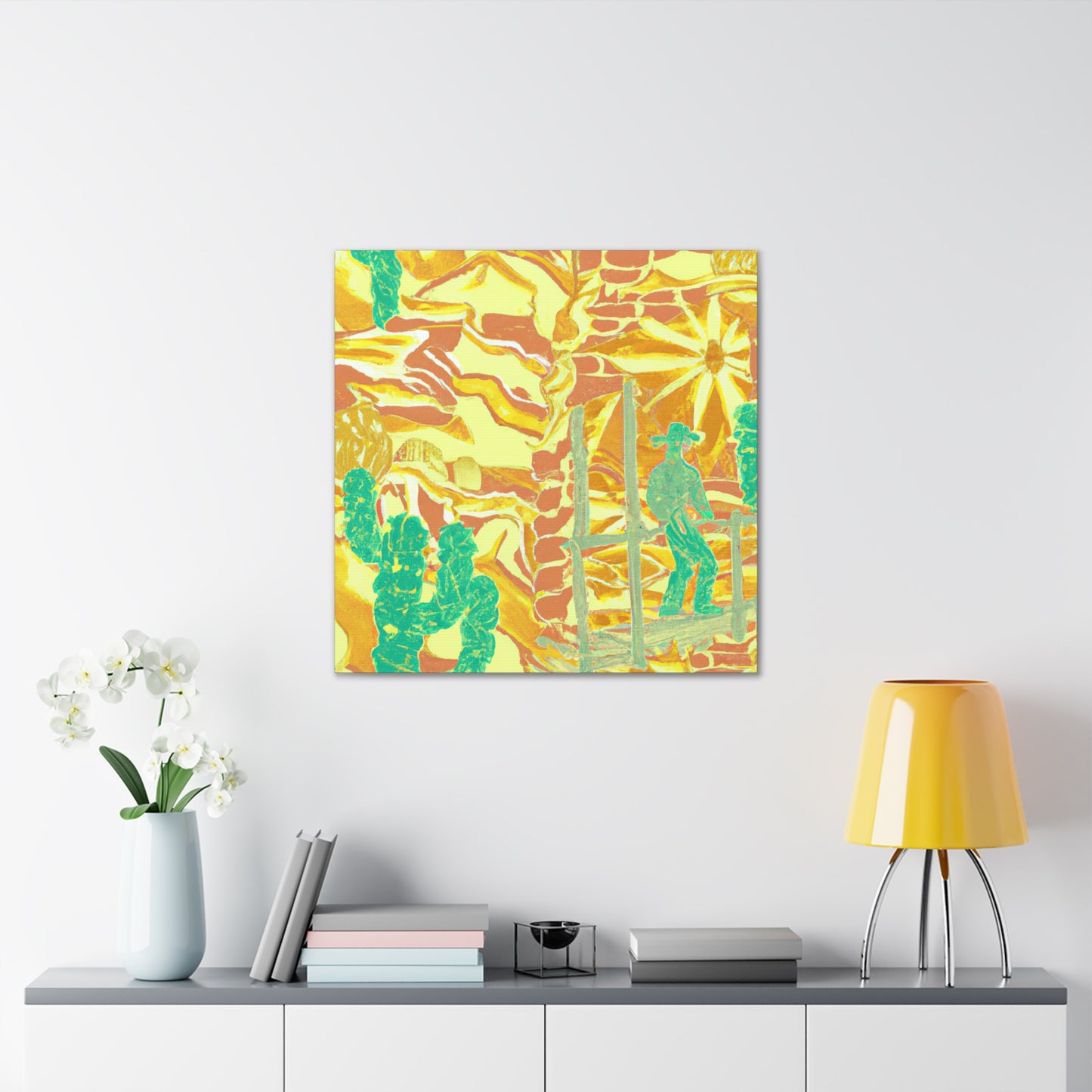 Golden Mine Shimmering - Canvas