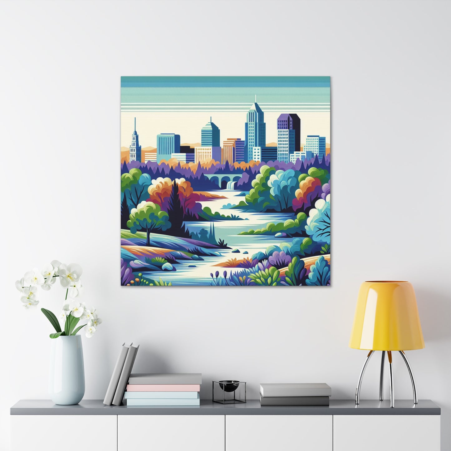 Golden Fields of Sacramento - Canvas