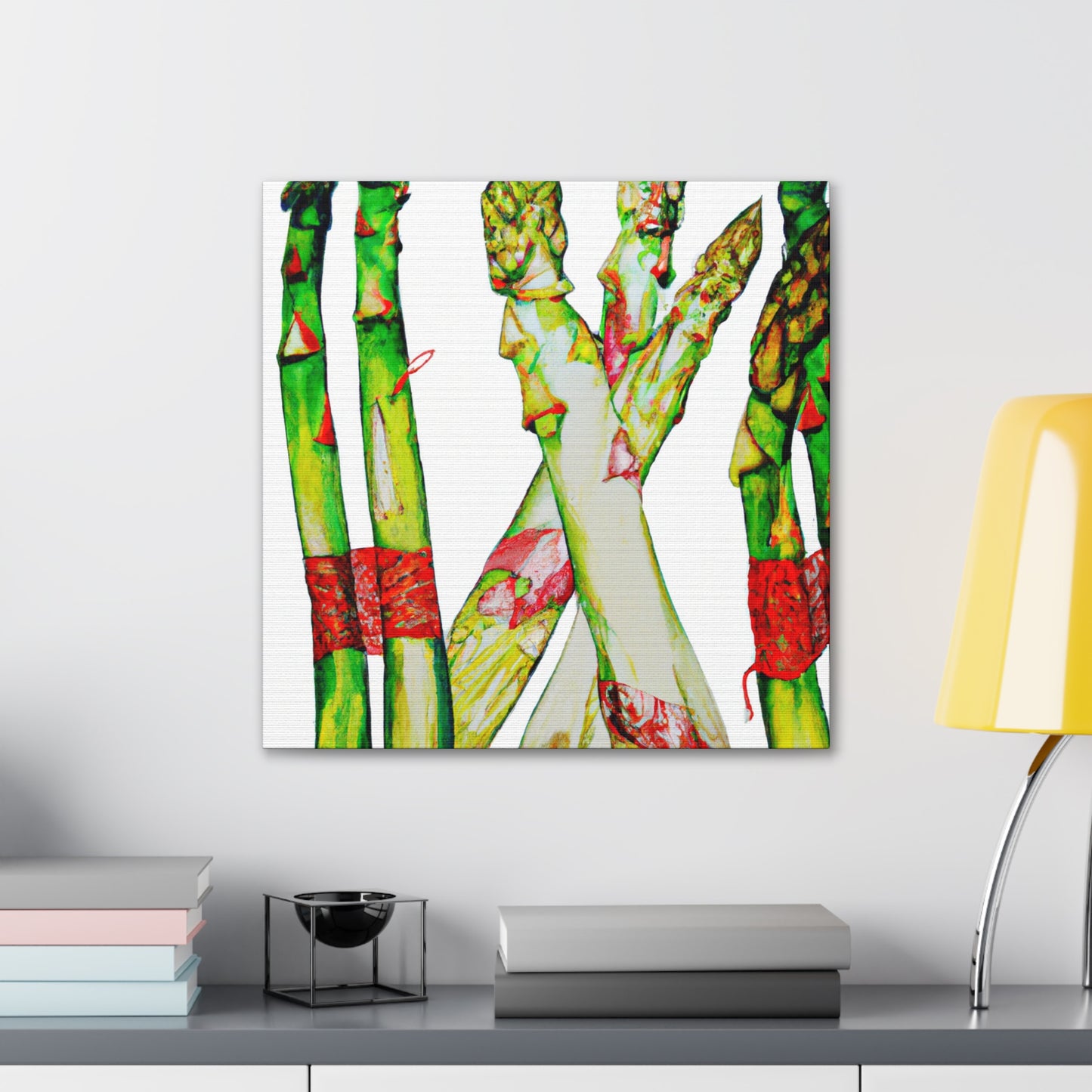 "Spring Asparagus Bouquet" - Canvas