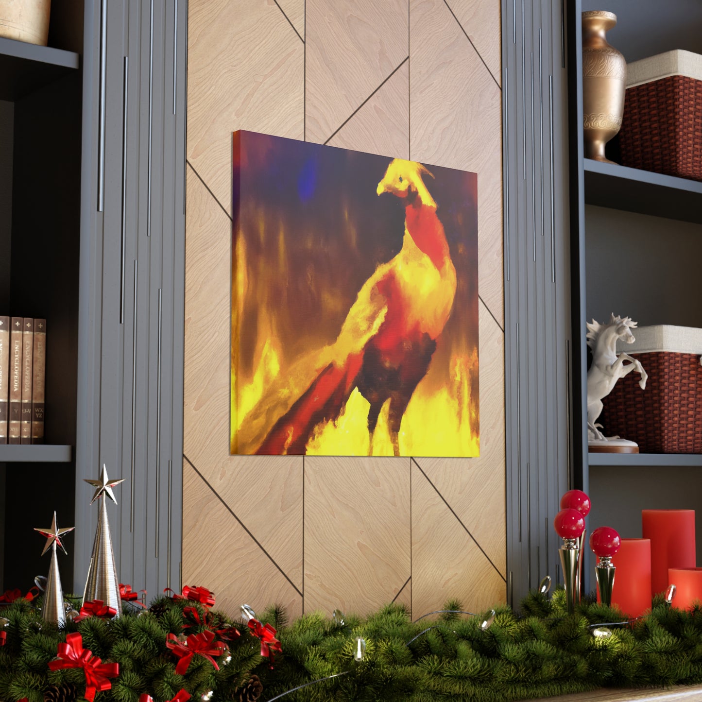 "Golden Pheasant Dance" - Canvas