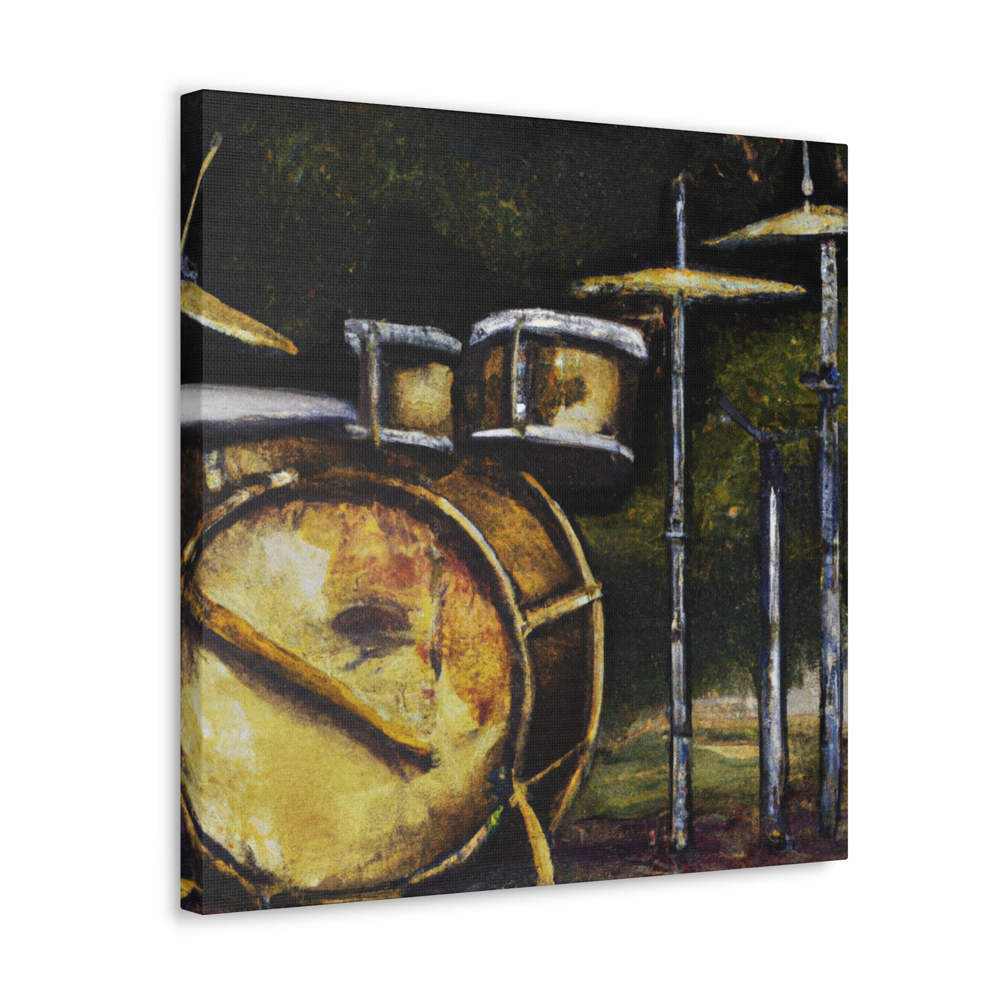 Drumming in the City - Canvas