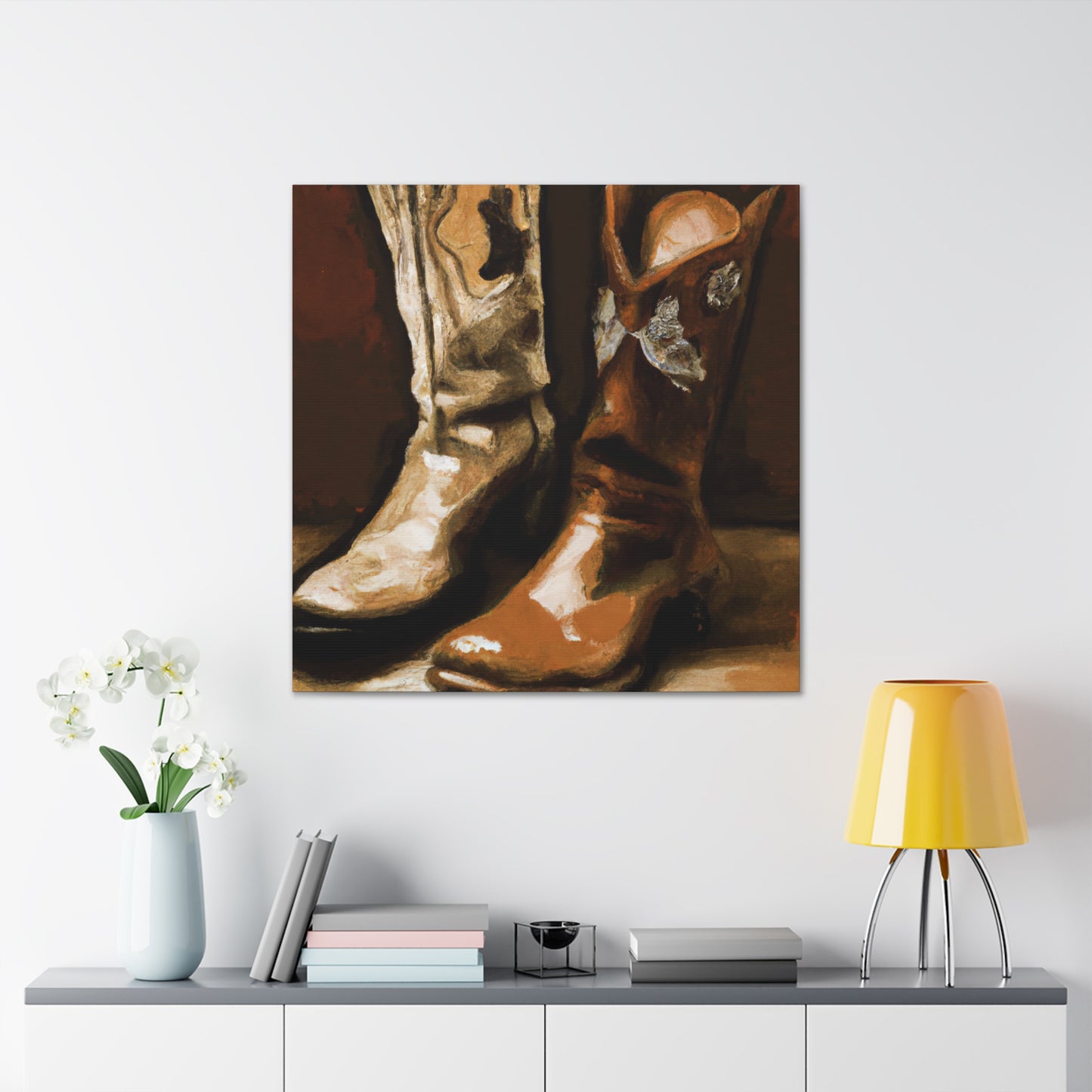 "Fading Footwear Memories" - Canvas