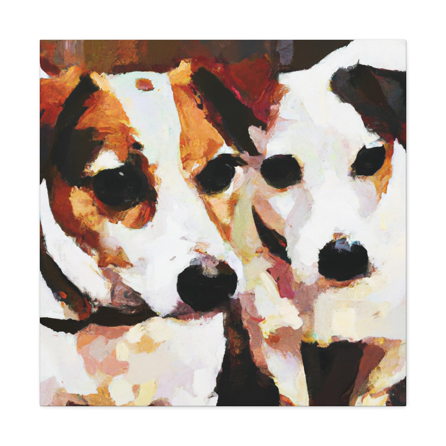 "Playful Jack Russell Joy" - Canvas