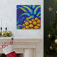 Pineapple Folk Delight - Canvas