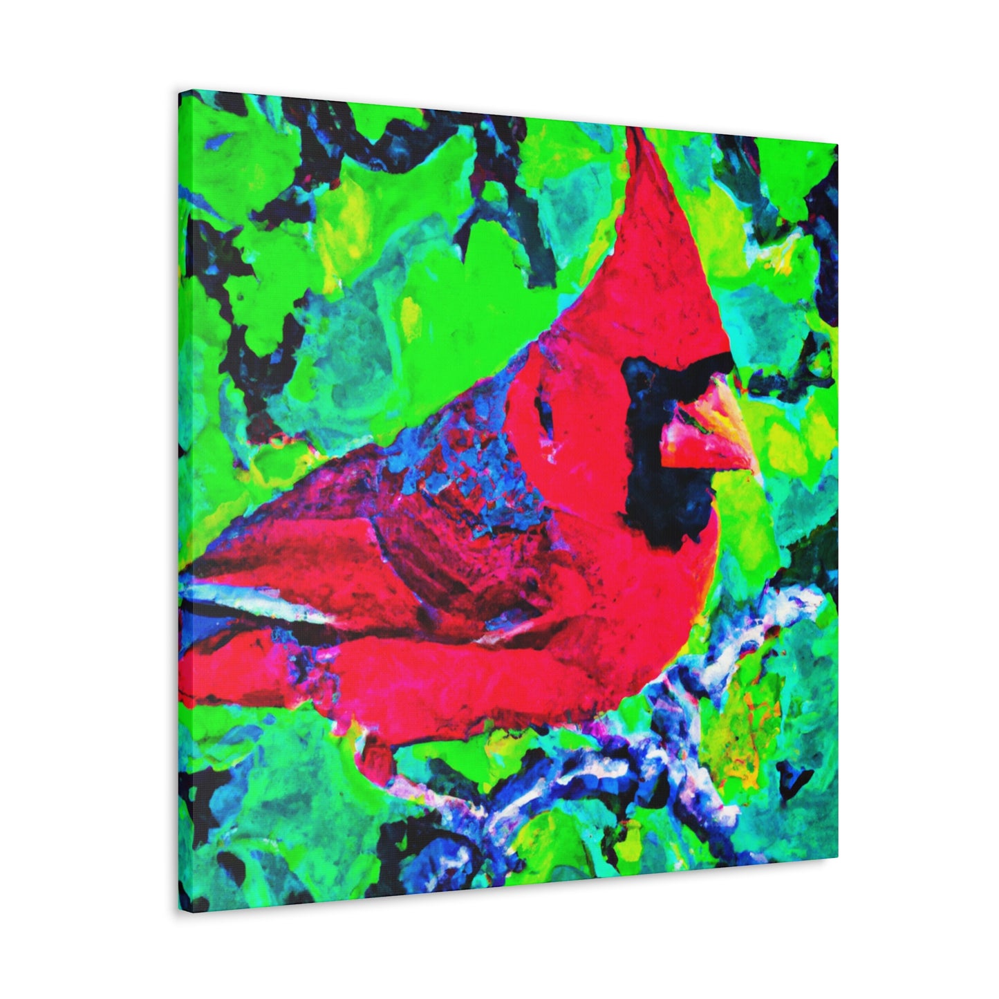 "Northern Cardinal Brilliance" - Canvas