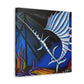 "Sailfish at Sunset" - Canvas