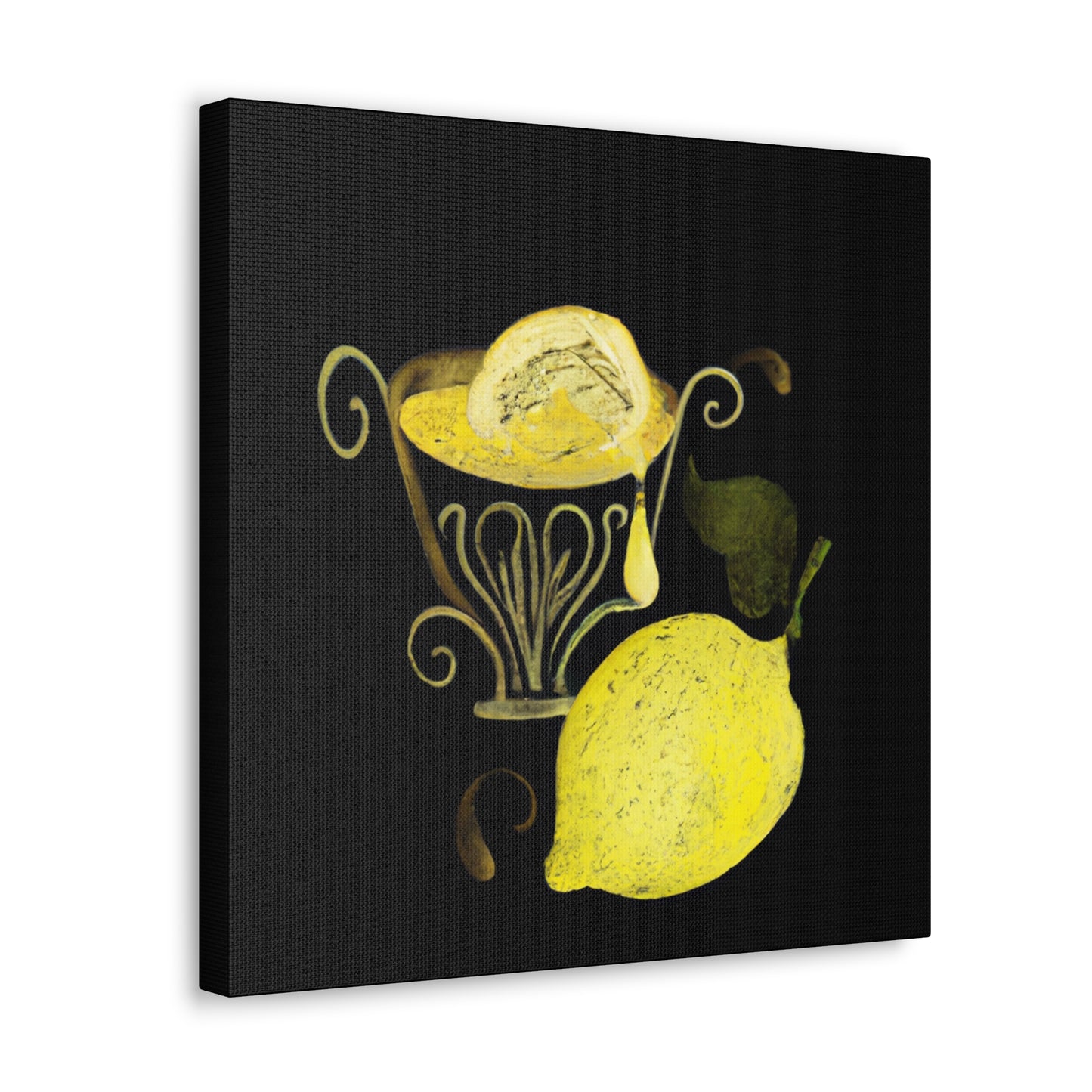 "A Lemon Baroque Delight" - Canvas