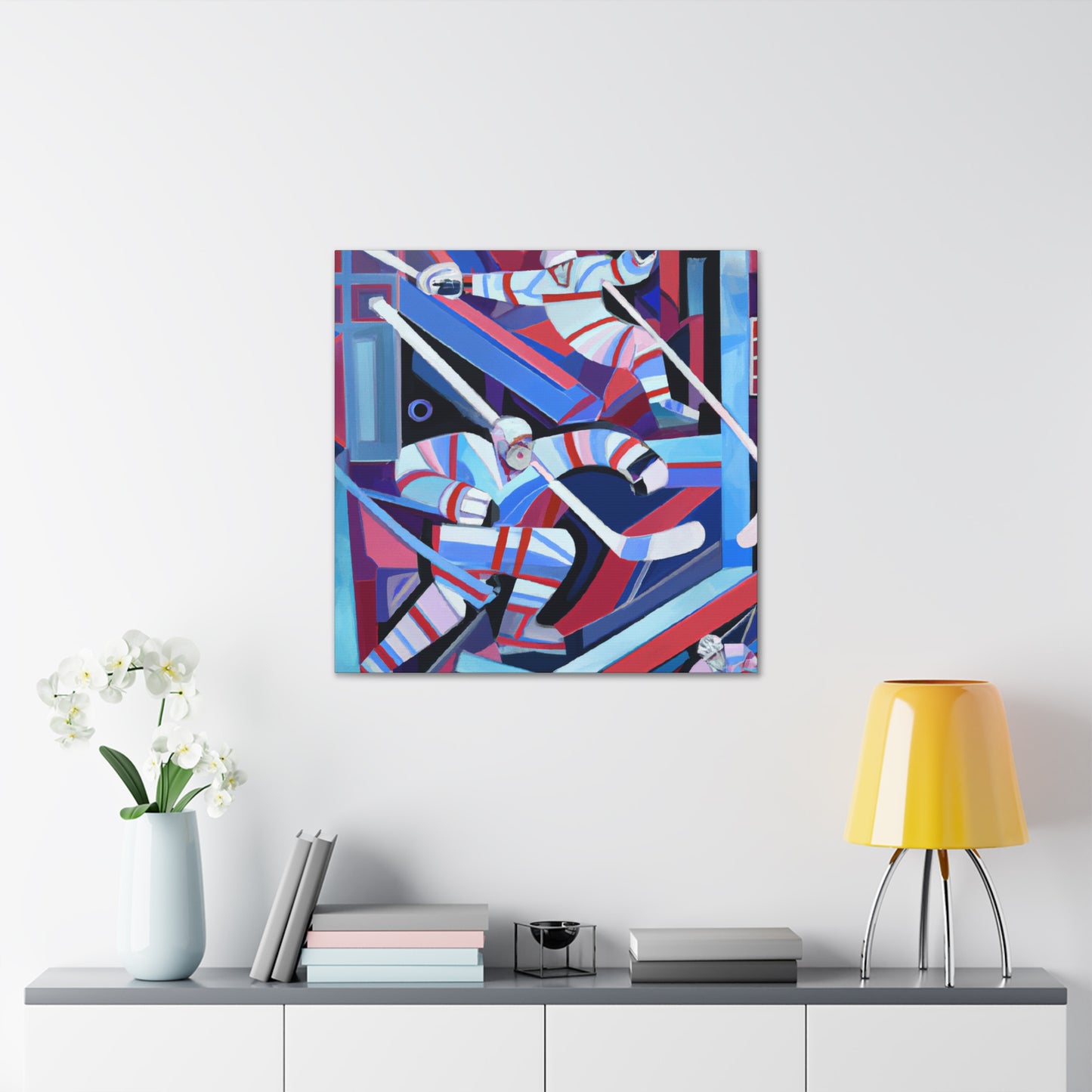 "Hockey's Art Deco" - Canvas