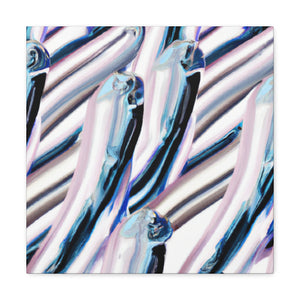 Blue Skink Expressionism - Canvas