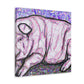 Pig in the Meadow - Canvas