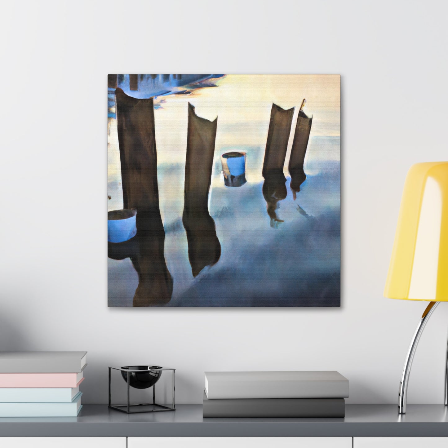 Seawall of Reflection - Canvas