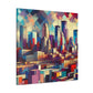 "Vibrant Urban Dreams" - Canvas