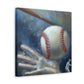 "Baseball in Hyperrealism" - Canvas