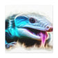 Blue Tongue Reflection - Canvas