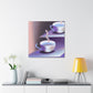 "Tea Cup Tranquility" - Canvas