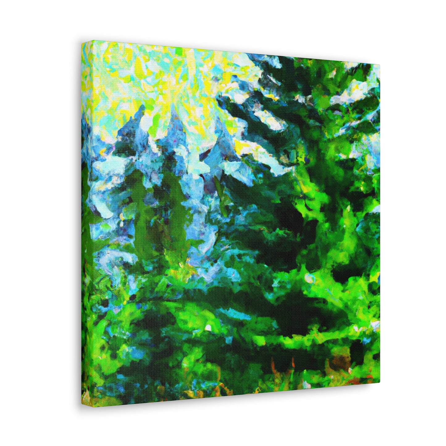 Spruce in Impressionism - Canvas