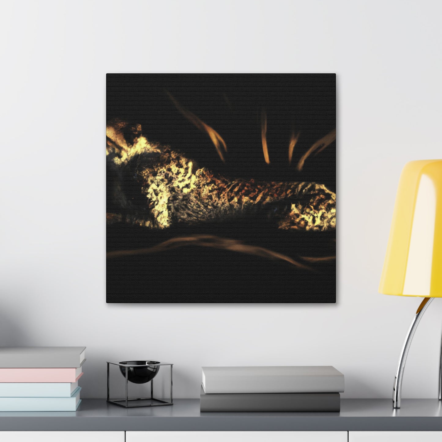 Cheetah in Motion. - Canvas