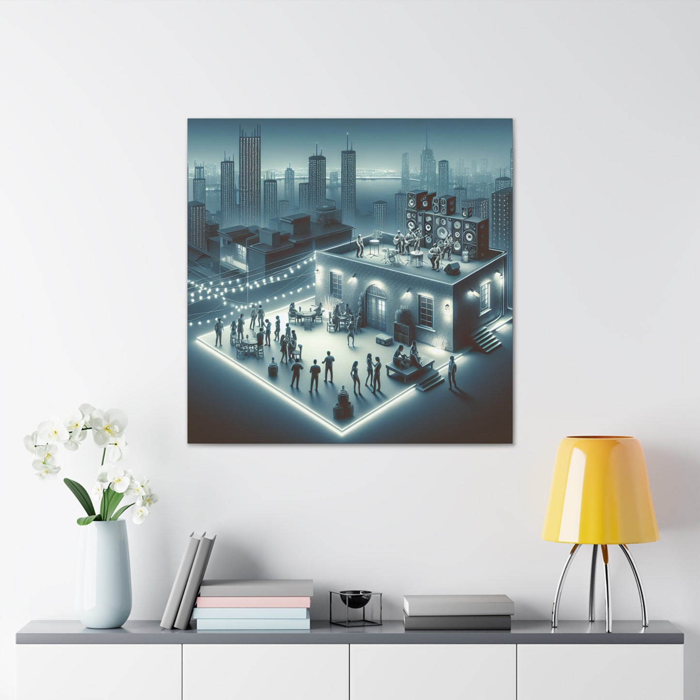 "Urban Celestial Soirées" - Canvas