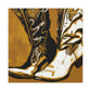 Boots on Baroque canvas - Canvas