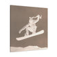 "Snow Boarding Rococo Style" - Canvas