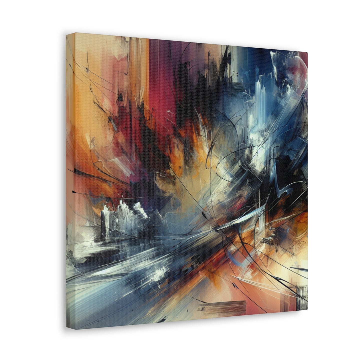 Rhythmic Torrential Symphony - Canvas