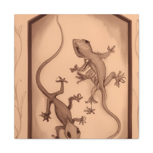 Crested Gecko Fascination - Canvas