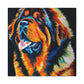 "Tibetan Mastiff, Realism" - Canvas