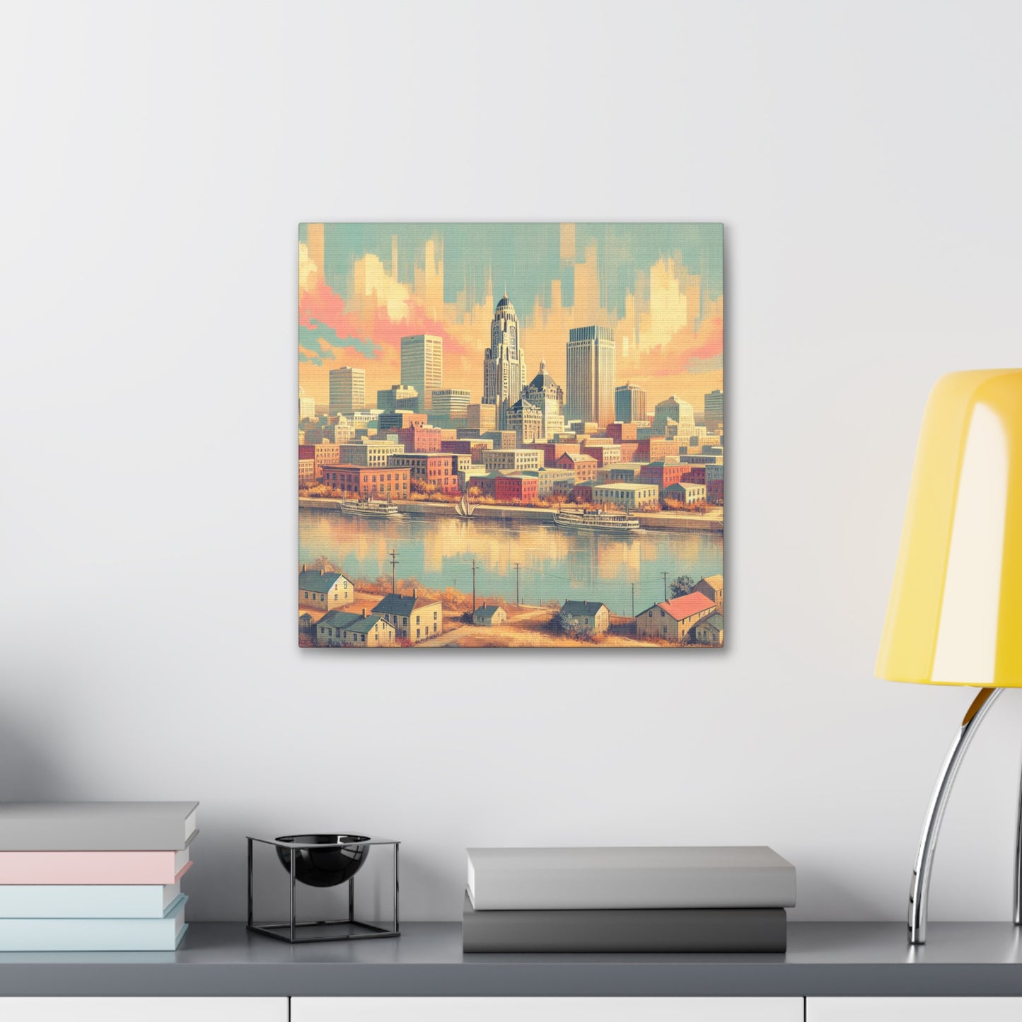 "Prairie Splendor: Omaha" - Canvas